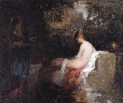 Nicolae Grigorescu After the Bath oil painting artist